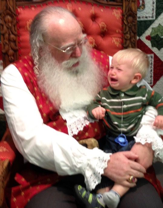 Throwback Scared of Santa